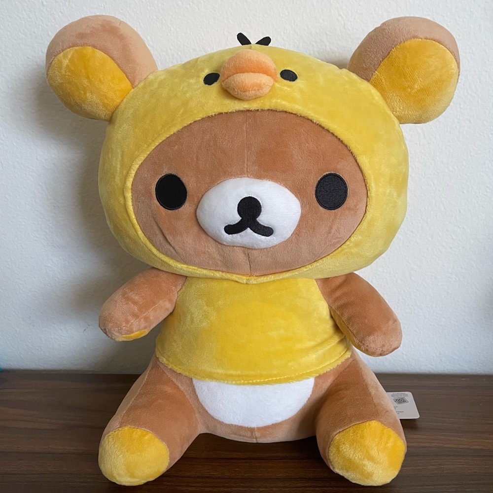 14 Inch Rilakkuma in Kigurumi costume of Kiiroitori NWT!